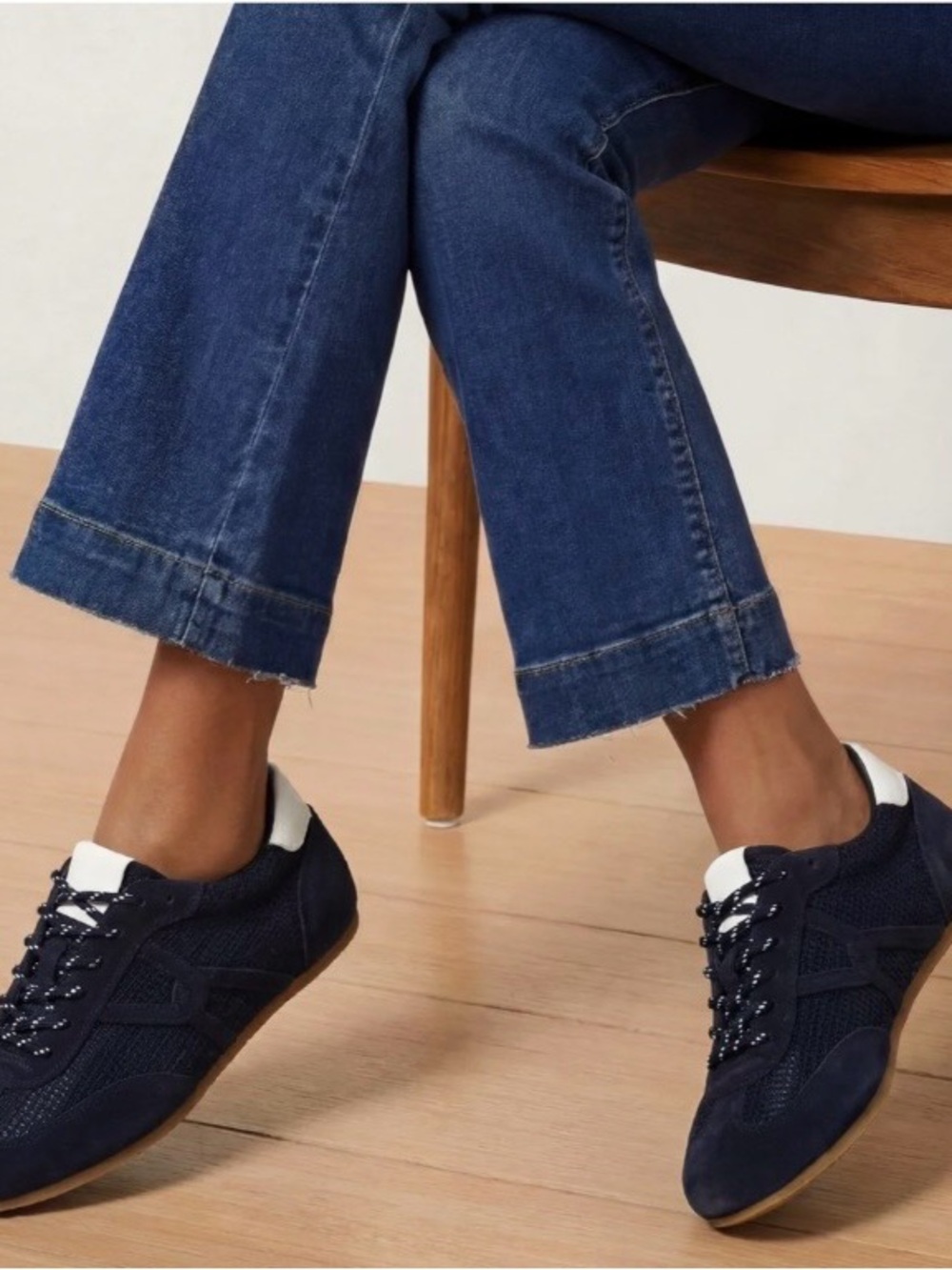 VERONICA BEARD Riviera Mesh Sneaker
Navy Suede and Mesh Sneaker - Picture 10 of 10